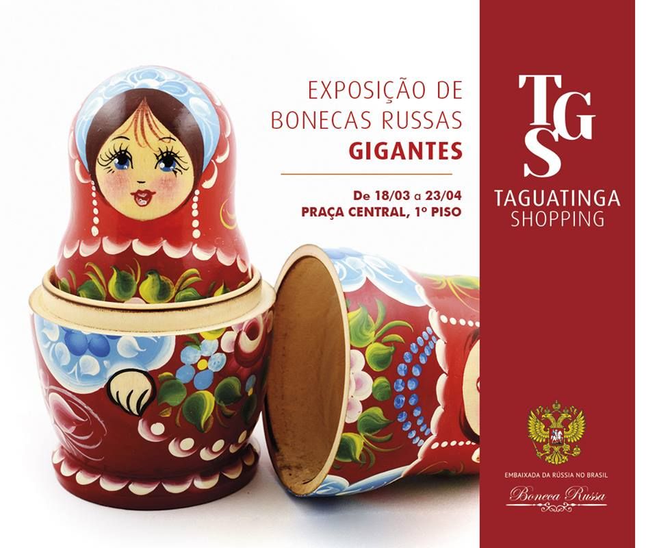 Exposição Bonecas Russas gigantes